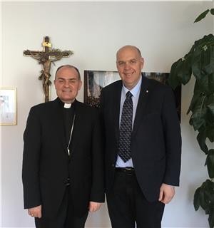 Il Presidente Paccher e il Vescovo Ivo Muser