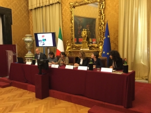 L'inaugurazione della mostra